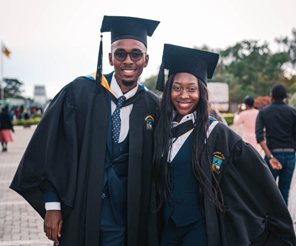 student graduation gown